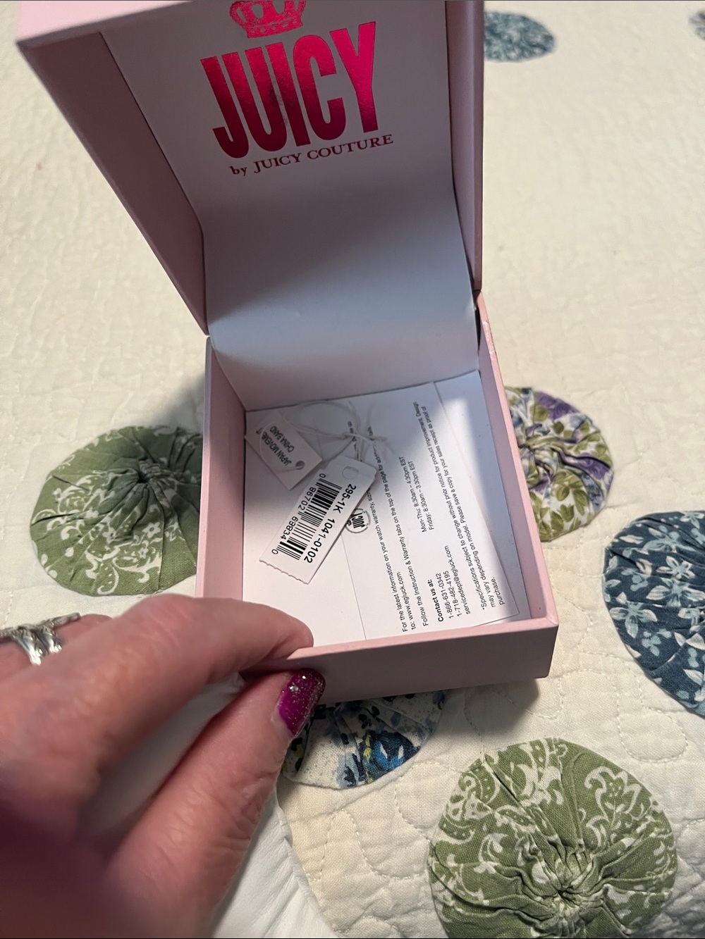 Juicy Couture Rose Gold Watch with Pink Sunray Dial. Never worn. - Picture 3 of 4
